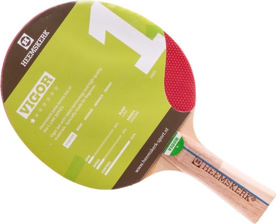 Tafeltennisbatje Heemskerk Vigor 1 ster – Hardbat