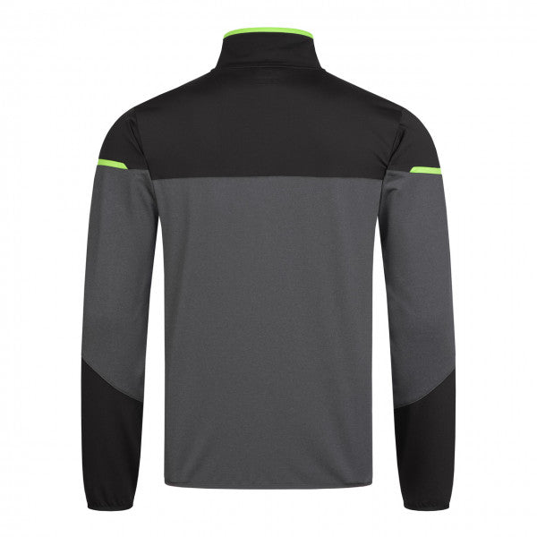 Donic Tracksuitjacket Craft Junior noir/anthracite chiné/vert citron
