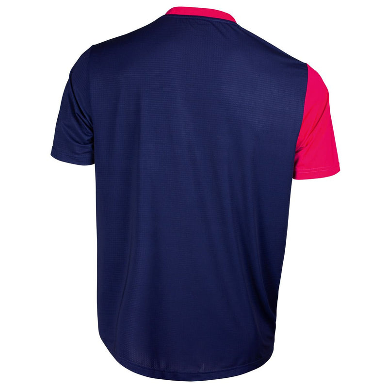 Tibhar shirt Azur pink/dark blue