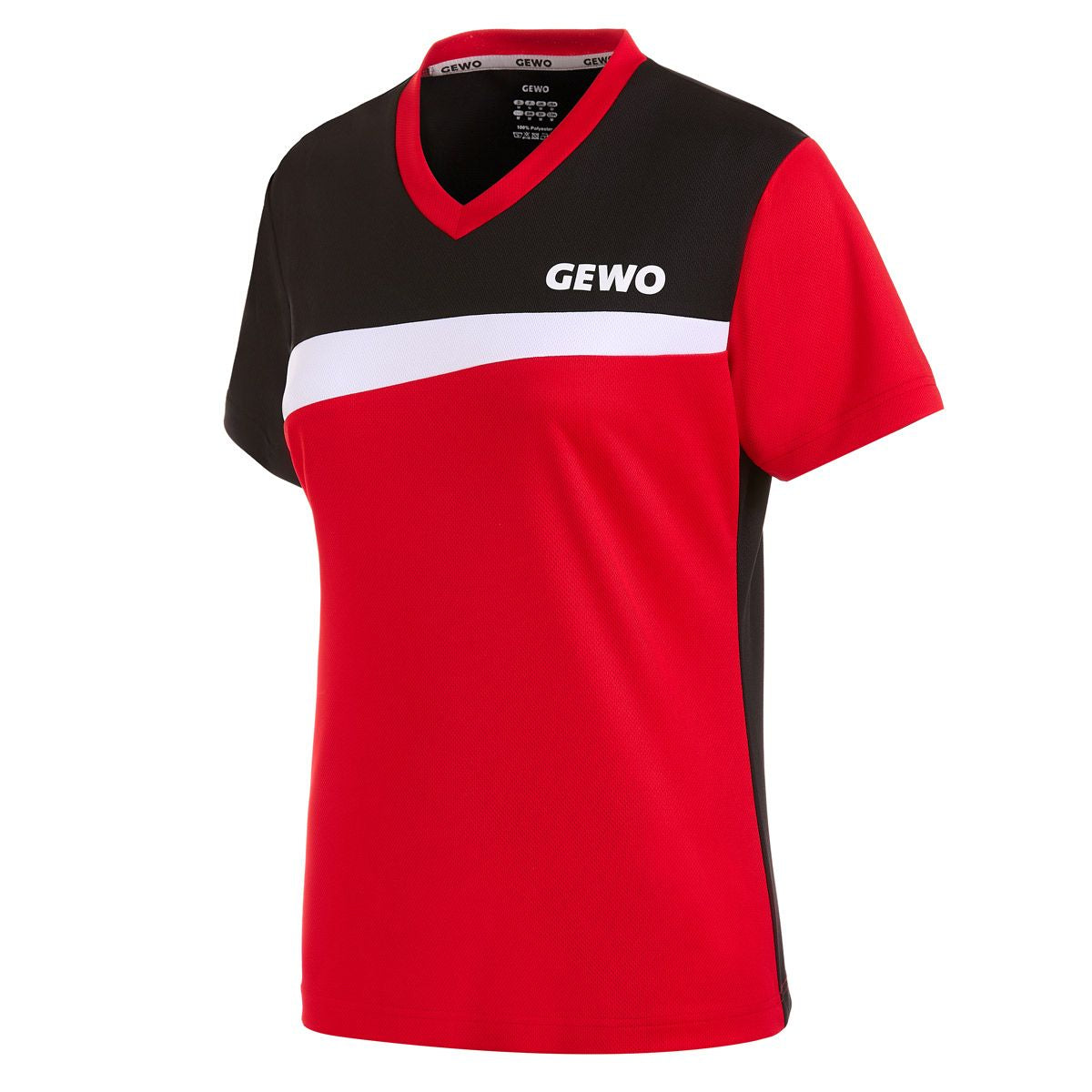 Gewo shirt Fondi III Lady rood/zwart