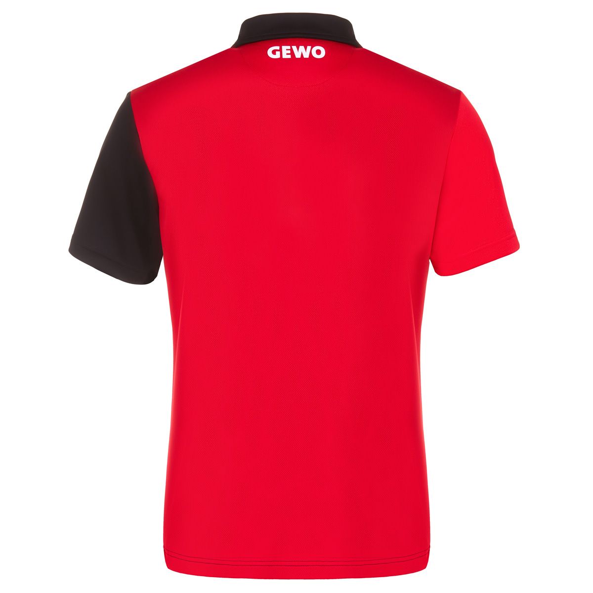 Gewo shirt Fondi IV Katoen zwart/rood