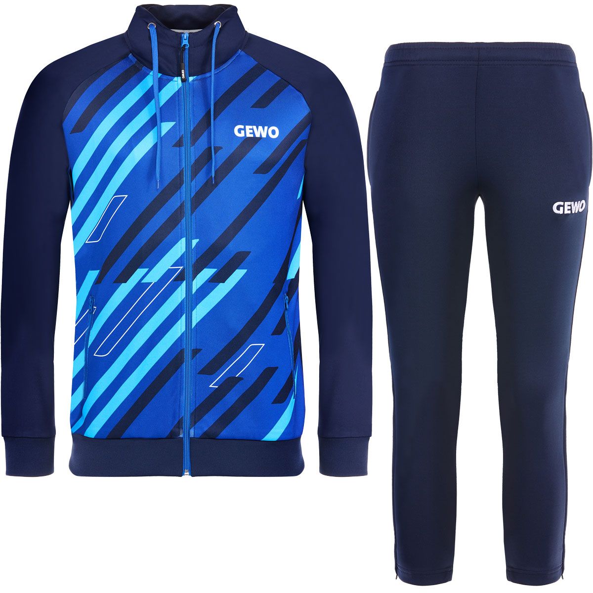 Gewo Trainingspak Ponza II marine/royalblauw