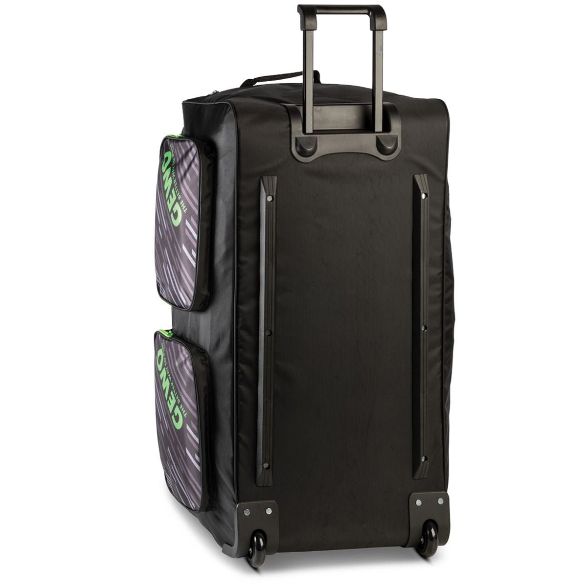 Gewo Trolley Stripes XL zwart/limegroen