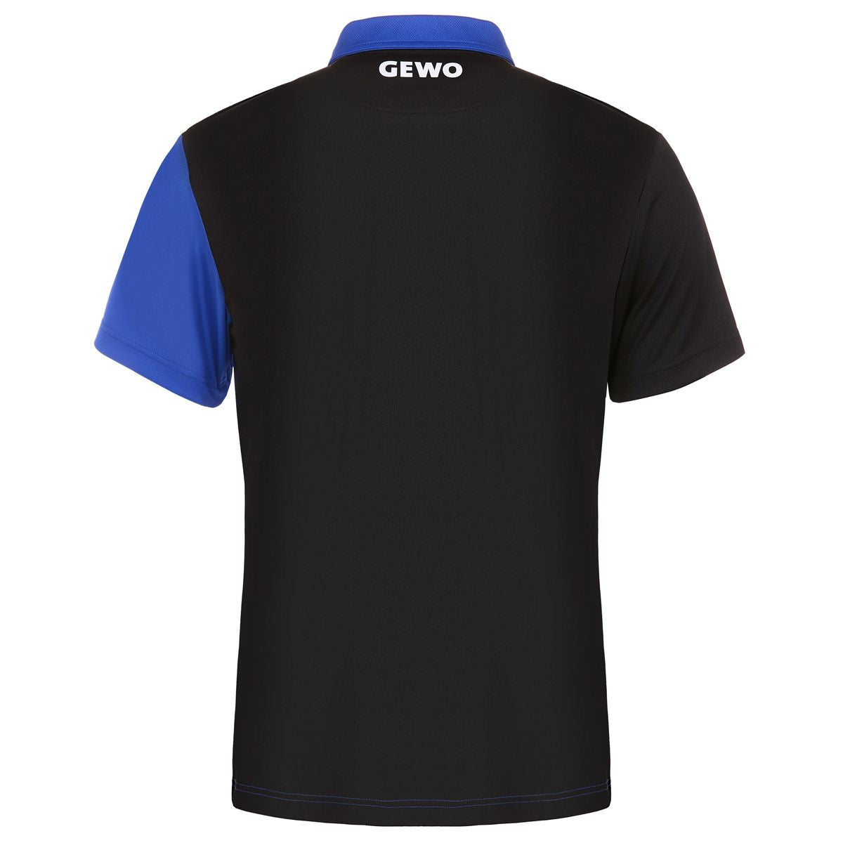 Gewo shirt Fondi II Katoen royalblauw/zwart