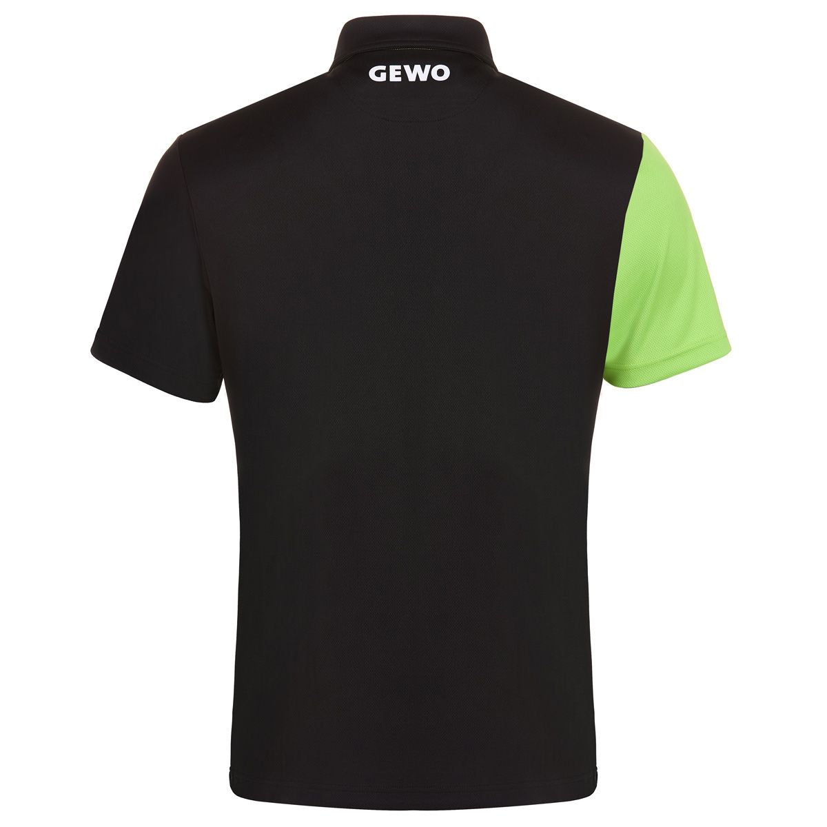 Gewo shirt Fondi I Katoen zwart/limegroen