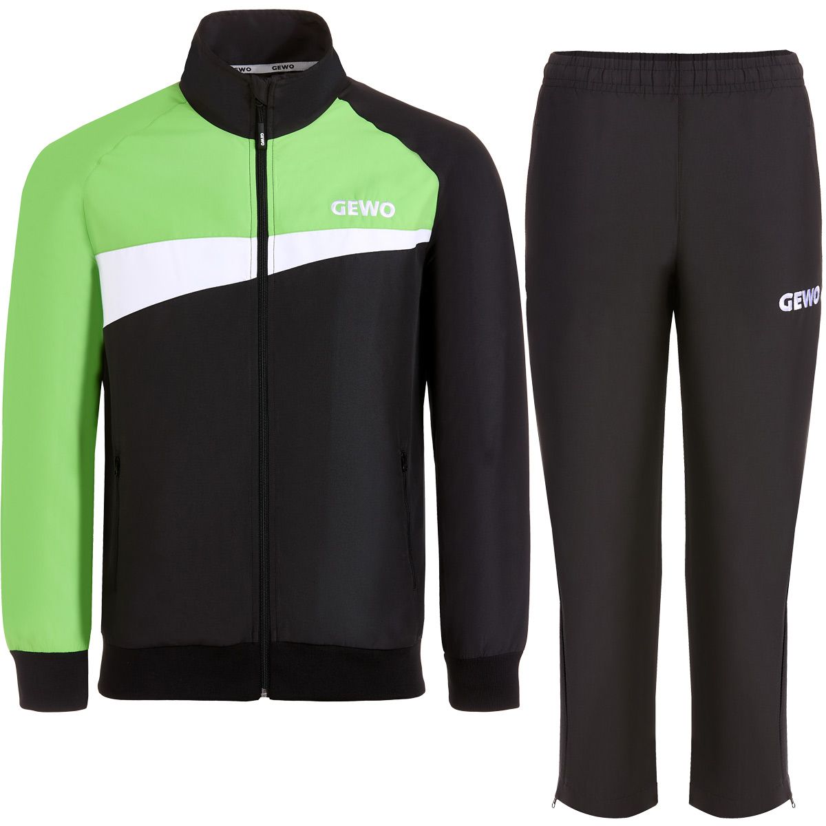 Gewo Trainingspak Fondi III zwart/lime