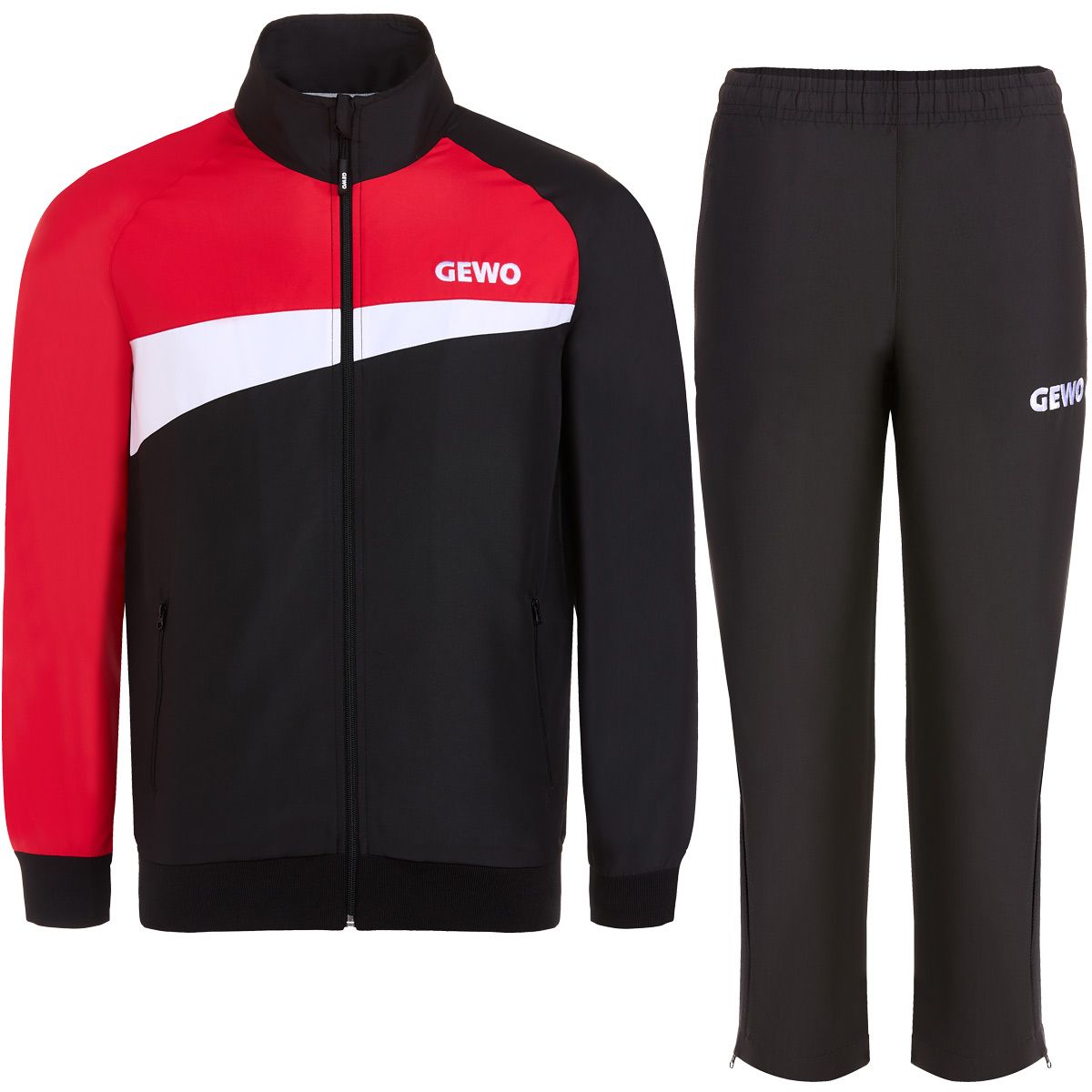 Gewo Trainingspak Fondi I zwart/rood