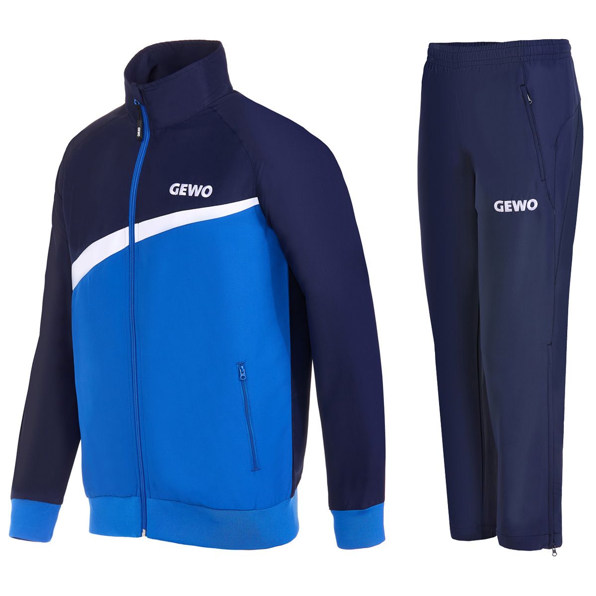 Gewo Trainingspak Fondi II marine/royalblauw