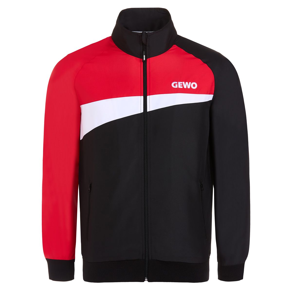 Gewo Trainingsjack Fondi I zwart/rood