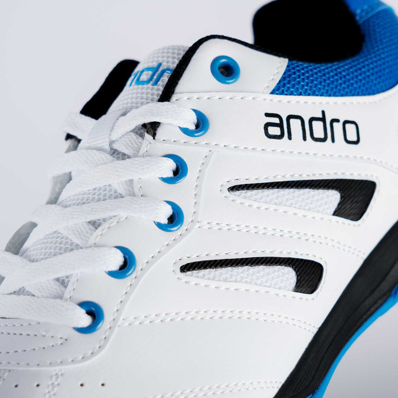 Andro schoenen Shuffle Step 2 wit/zwart/blauw