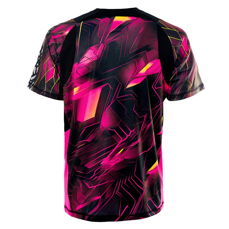 Andro Shirt Nayton zwart/neon roze