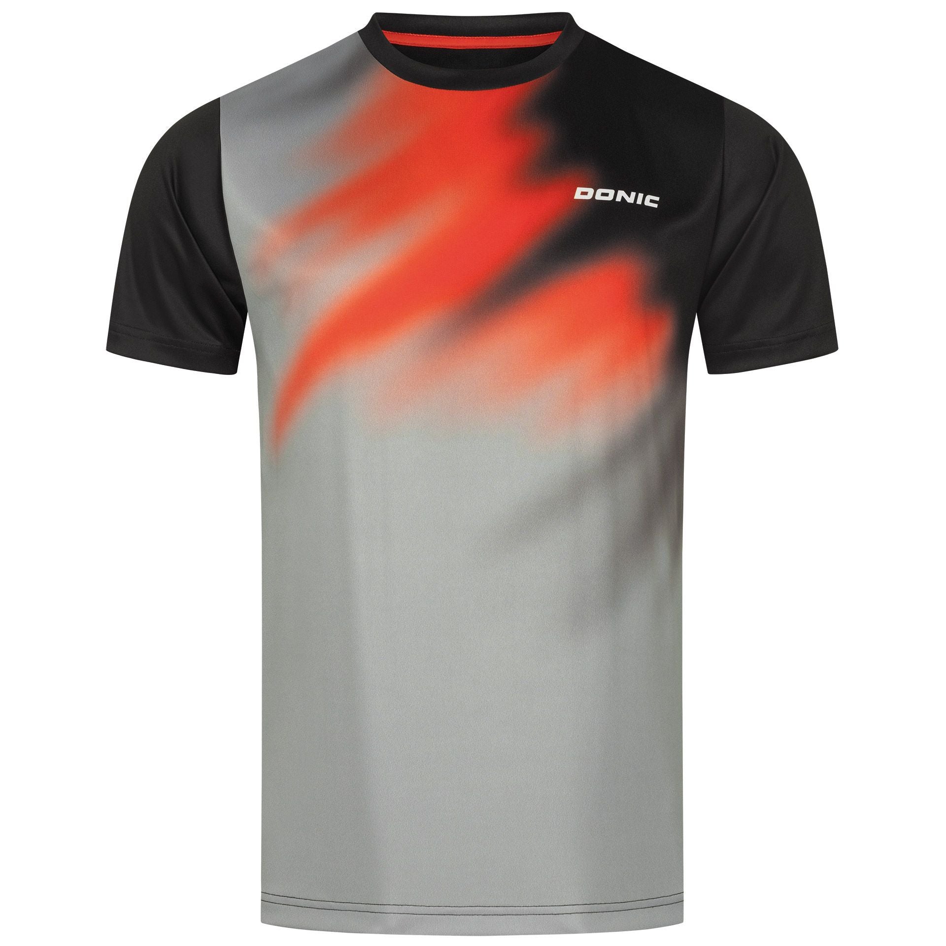 Donic shirt Furious Junior zwart/grijs/rood