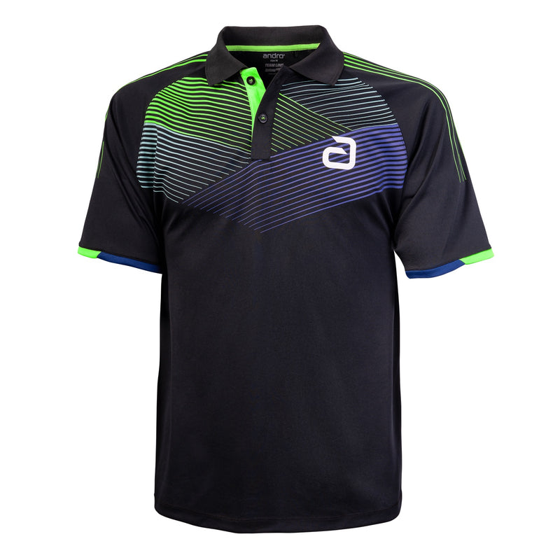 Andro Shirt Avos noir/vert