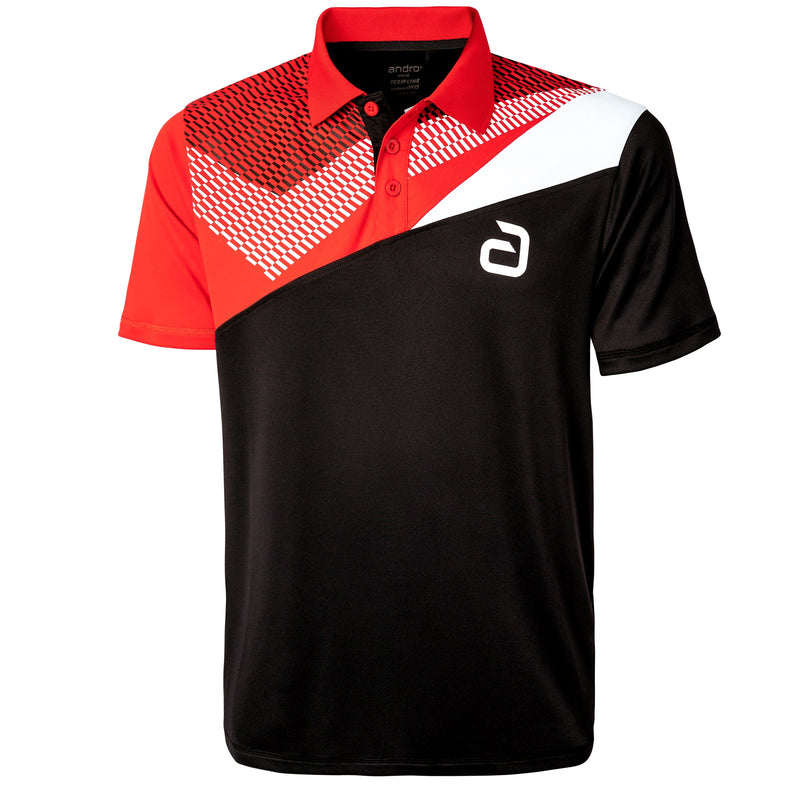 Andro Shirt Lavor black/red