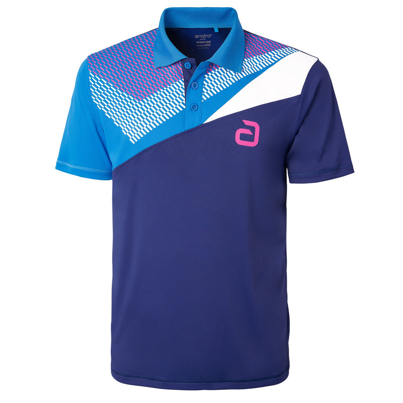 Andro Shirt Lavor donkerblauw/blauw