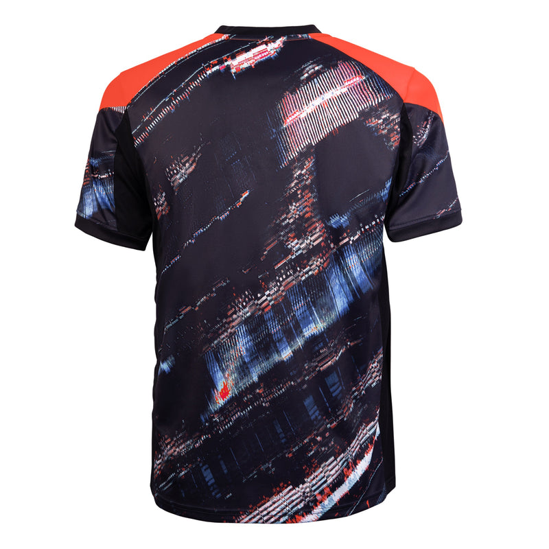 Andro Shirt Tooper zwart/neonrood