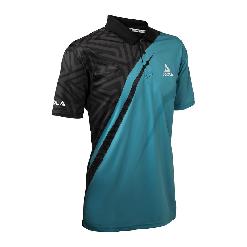 Joola shirt Synergy zwart/turquoise