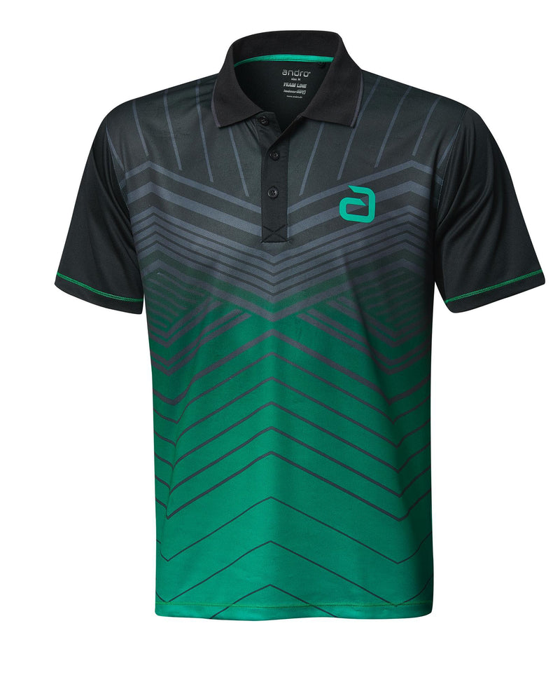 Andro Shirt Letis black/green