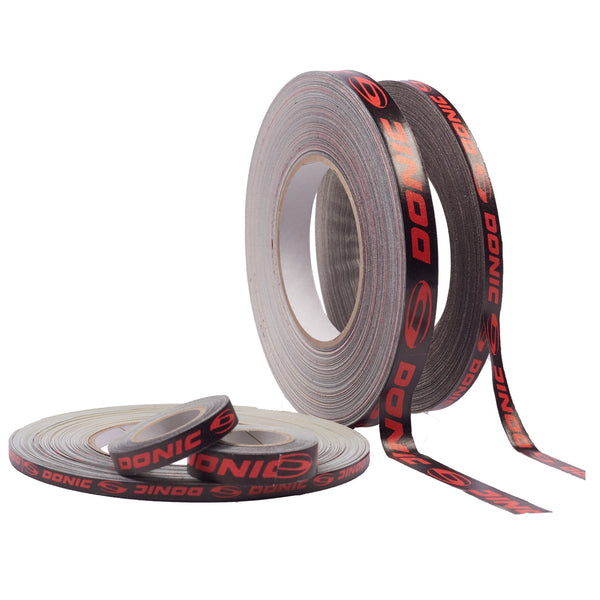 Donic Edge Protection Tape 9mm-50m noir/rouge