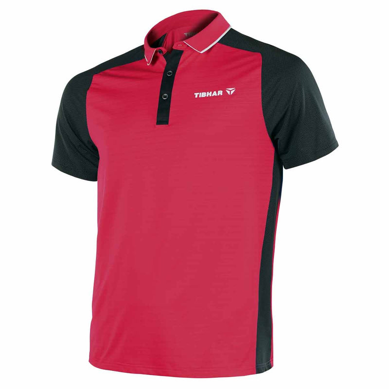 Tibhar shirt Pro rood/zwart