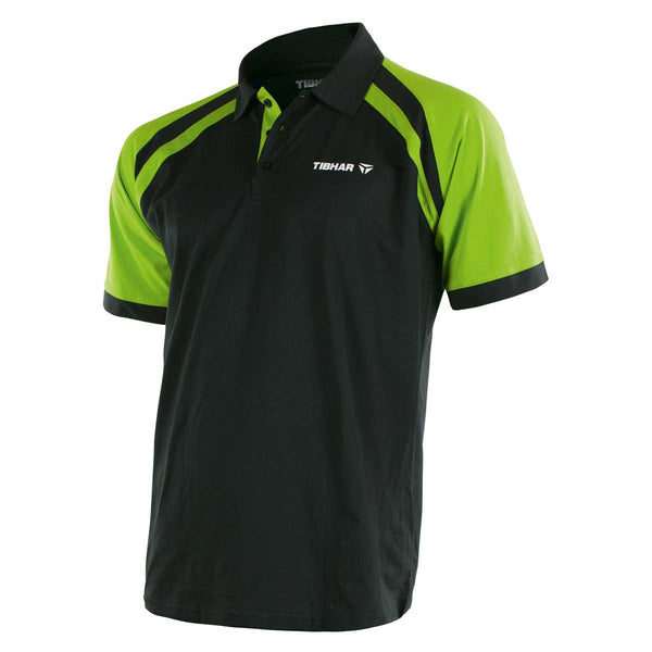 Tibhar shirt World black/limegreen