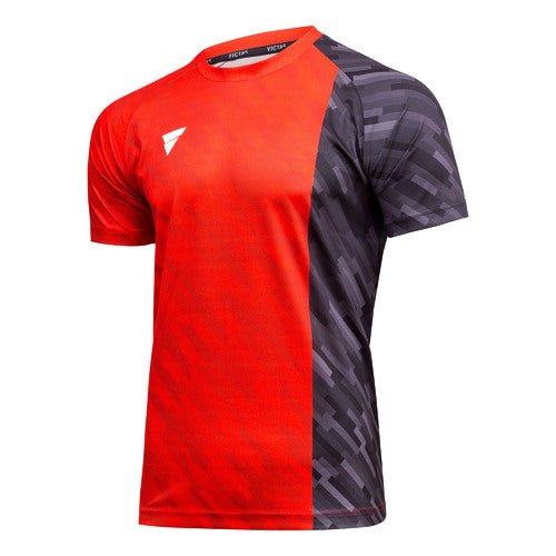 Victas T-Shirt 224 red/black