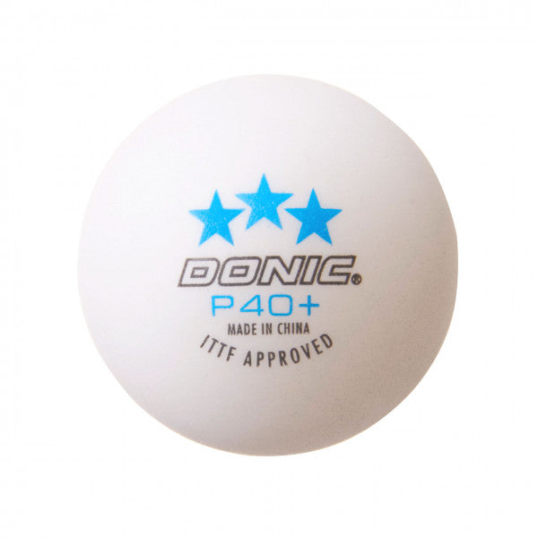 Donic Ball P40+ *** blanc (72)