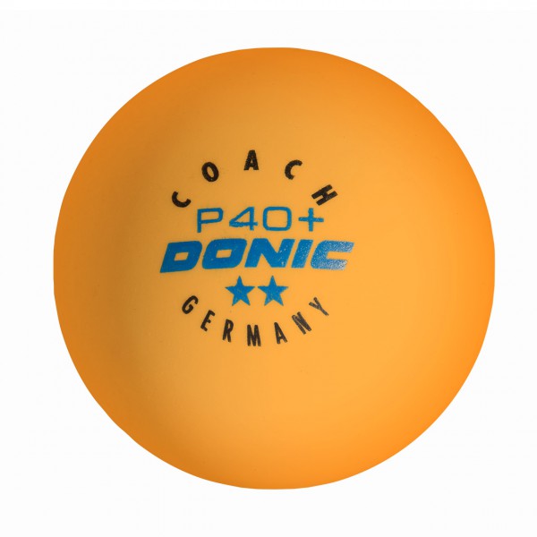 Donic Bal Coach P40+ **oranje (6)