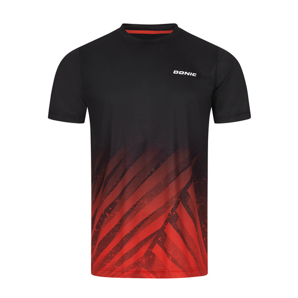 Donic T-Shirt Argon noir/rouge