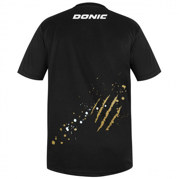 Donic T-Shirt Tiger noir/gold/blanc
